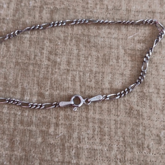 925 Italy Delicate Silver Chain Bracelet - Picture 3 of 5